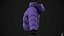 Purple winter jacket