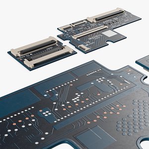 HP EliteBook X G1a Keyboard Transfer Board 3D