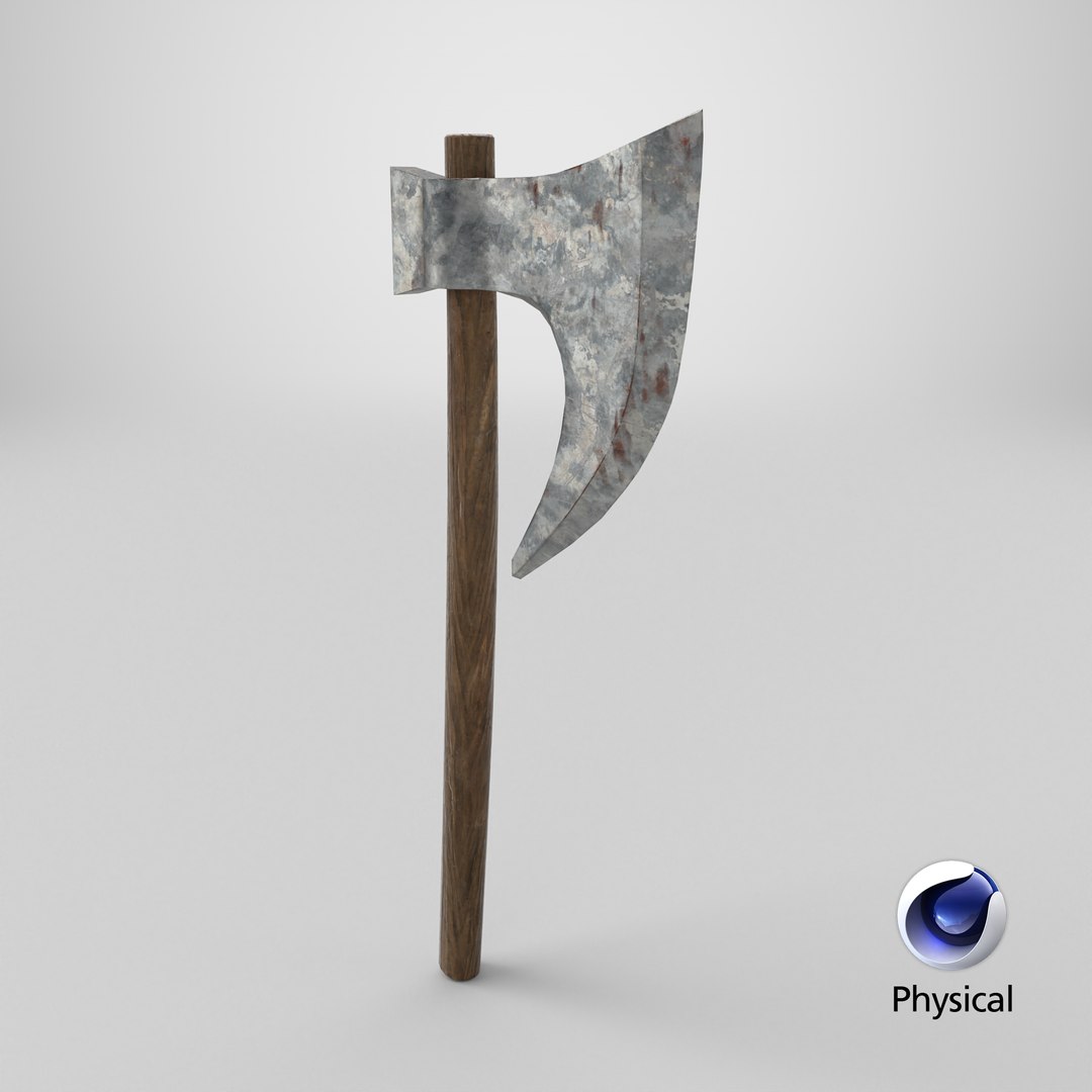 Old steel axe model https://p.turbosquid.com/ts-thumb/36/LGiAsx/3s/stemcell_cinema_4d_physical_render/png/1767809465/1920x1080/fit_q87/267495849b3189cba226131d4a19c0aeaa084594/stemcell_cinema_4d_physical_render.jpg