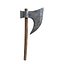 Old steel axe