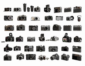 Digital Cameras Collection Lens Mirrorless Digital Camera model