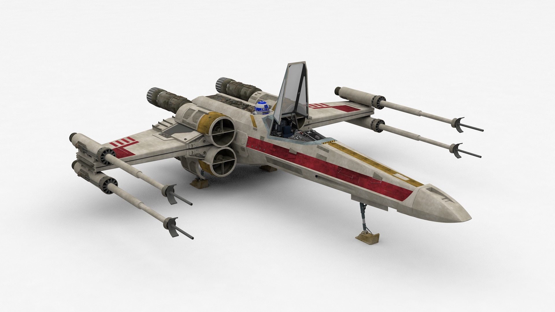 3D X-Wing Starfighter Model - TurboSquid 2105587