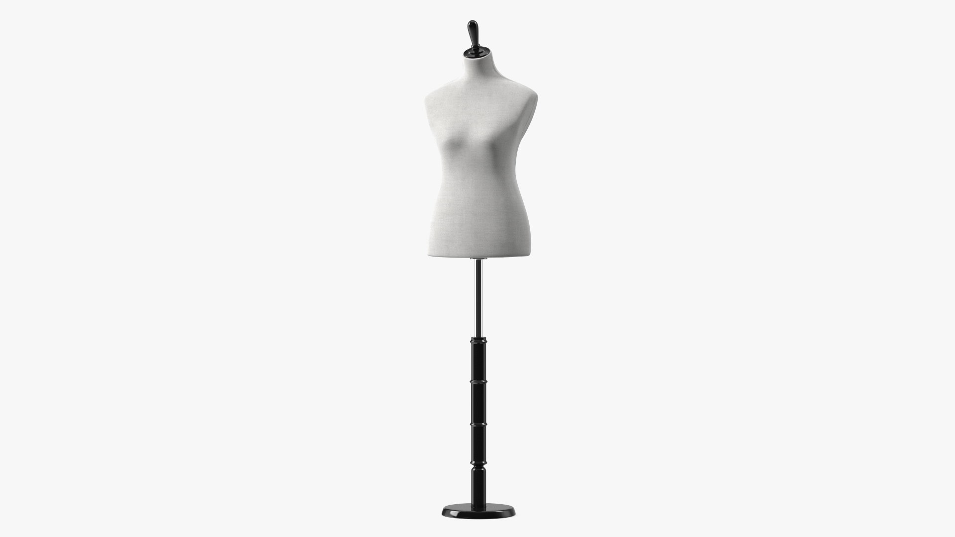 3D Female Sewing Mannequin Torso with Stand TurboSquid 2148591