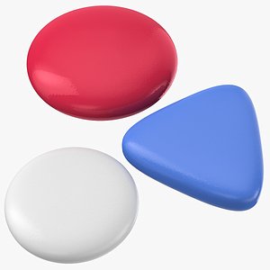 Medication Pill Set model