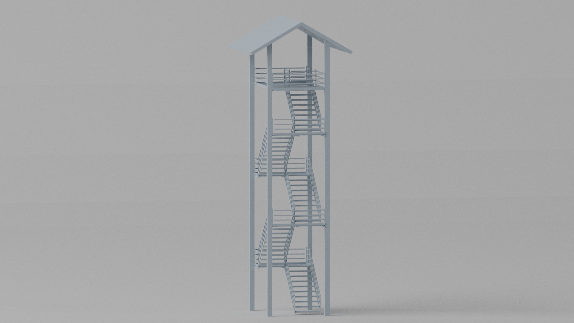 Observation Tower 3D - TurboSquid 2342561
