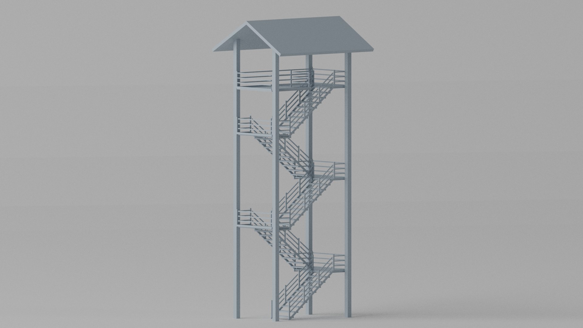 Observation Tower 3D - TurboSquid 2342561