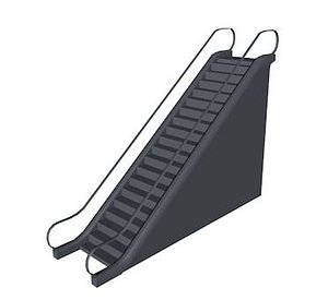 Low poly escalator