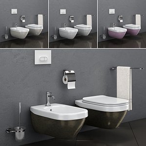 Toilet bowl and bidet HATRIA ABITO