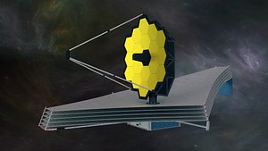 3D model Telescope James Webb