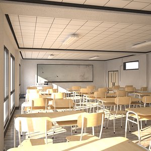 3D school architecture