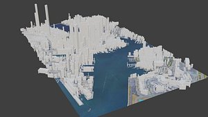 Boston City 3D model