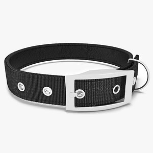 3D Pet Collar with Buckle model