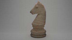 Chess Knight 3D model