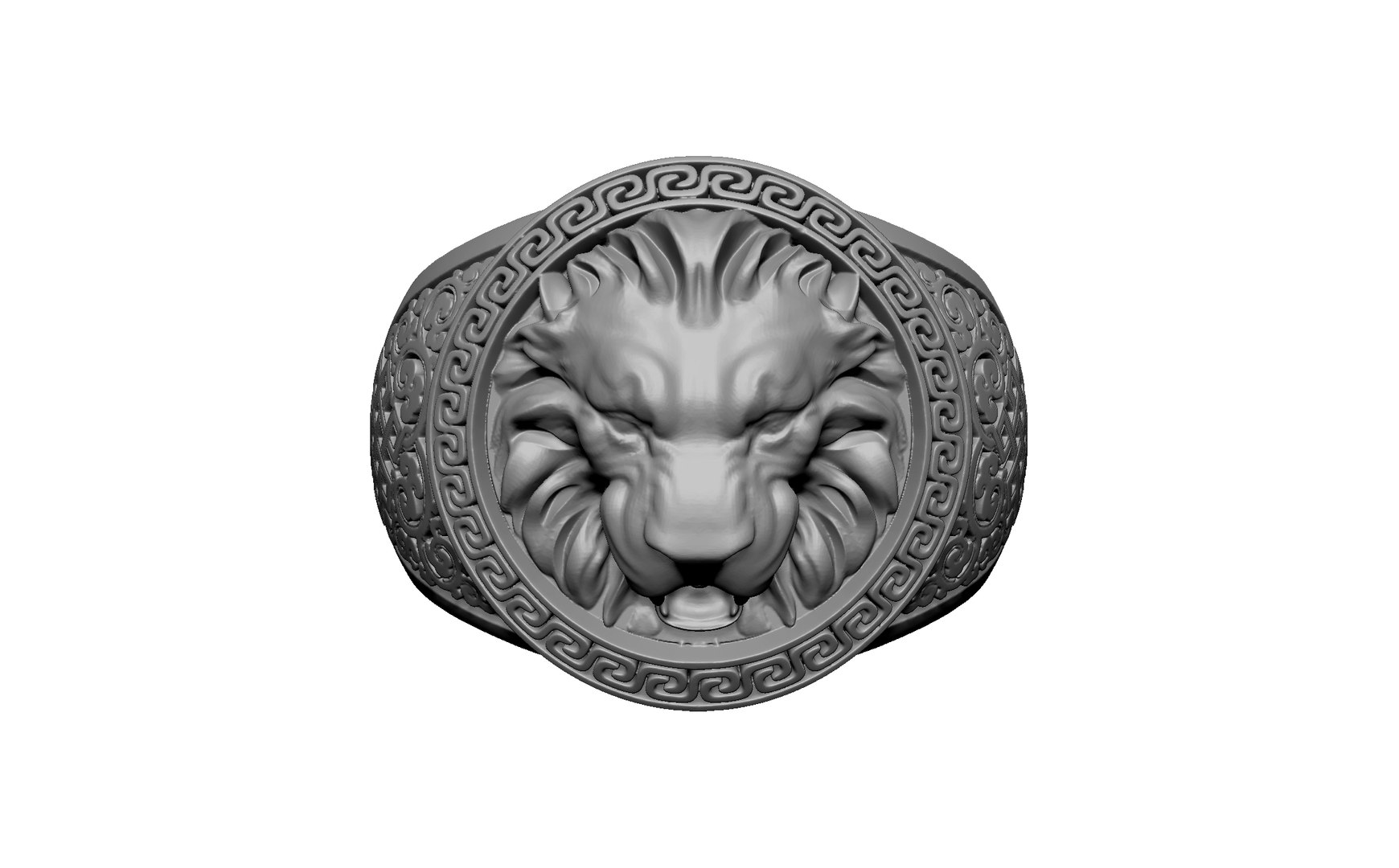 Ring Lion Pattern 3D Model - TurboSquid 2271739