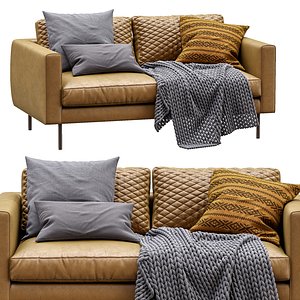 boutique leather sofa moooi 3D model