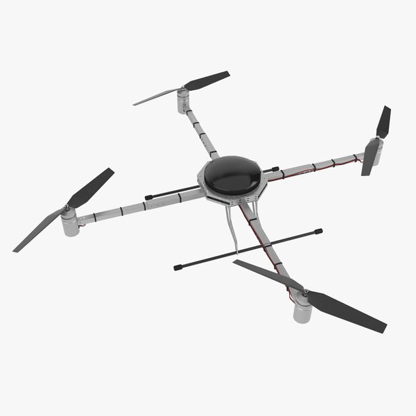 quadcopter realistic 3d model