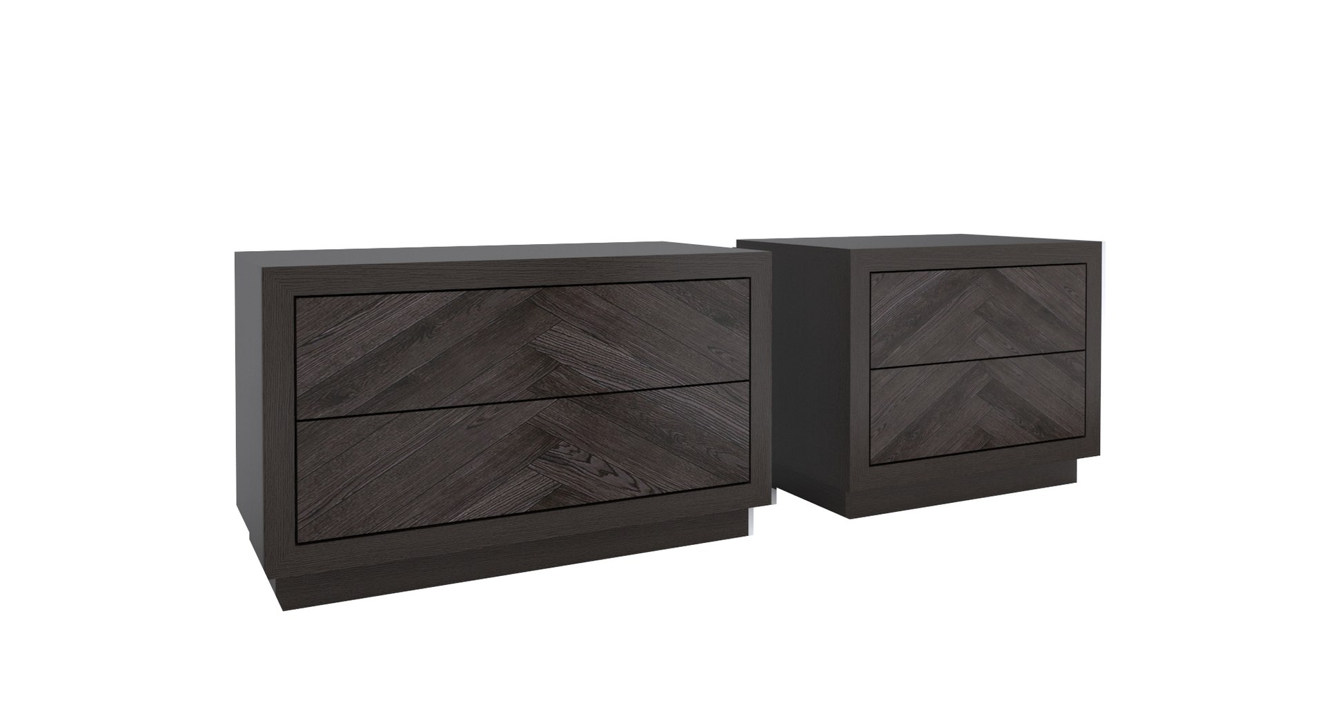 Rh shop herringbone nightstand
