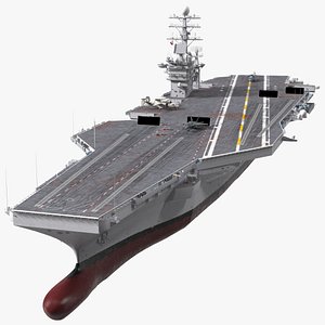 3D model USS George Washington With Aircraft