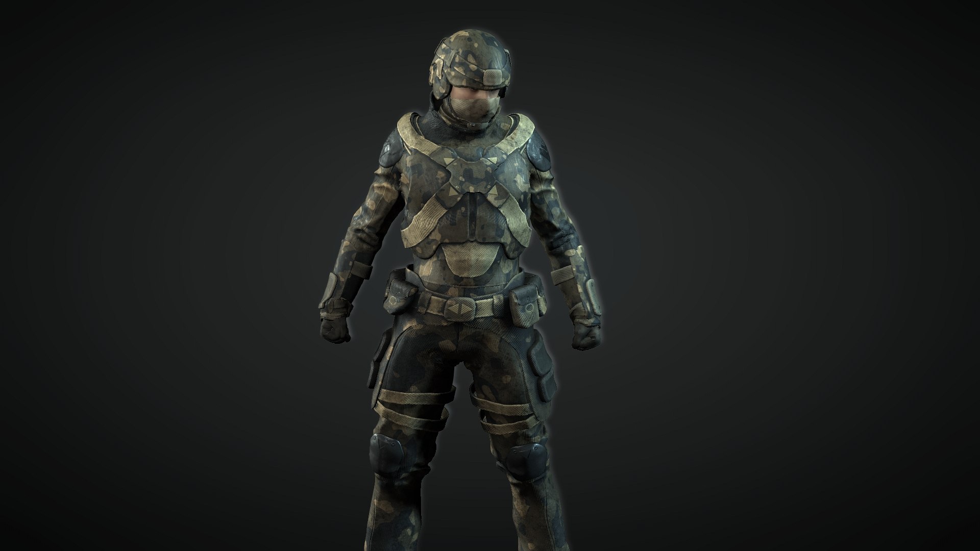 Future Soldier 3D Model - TurboSquid 1873465