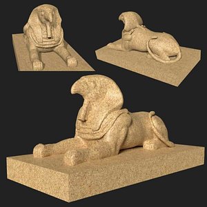 Horus Sphinx 3D model