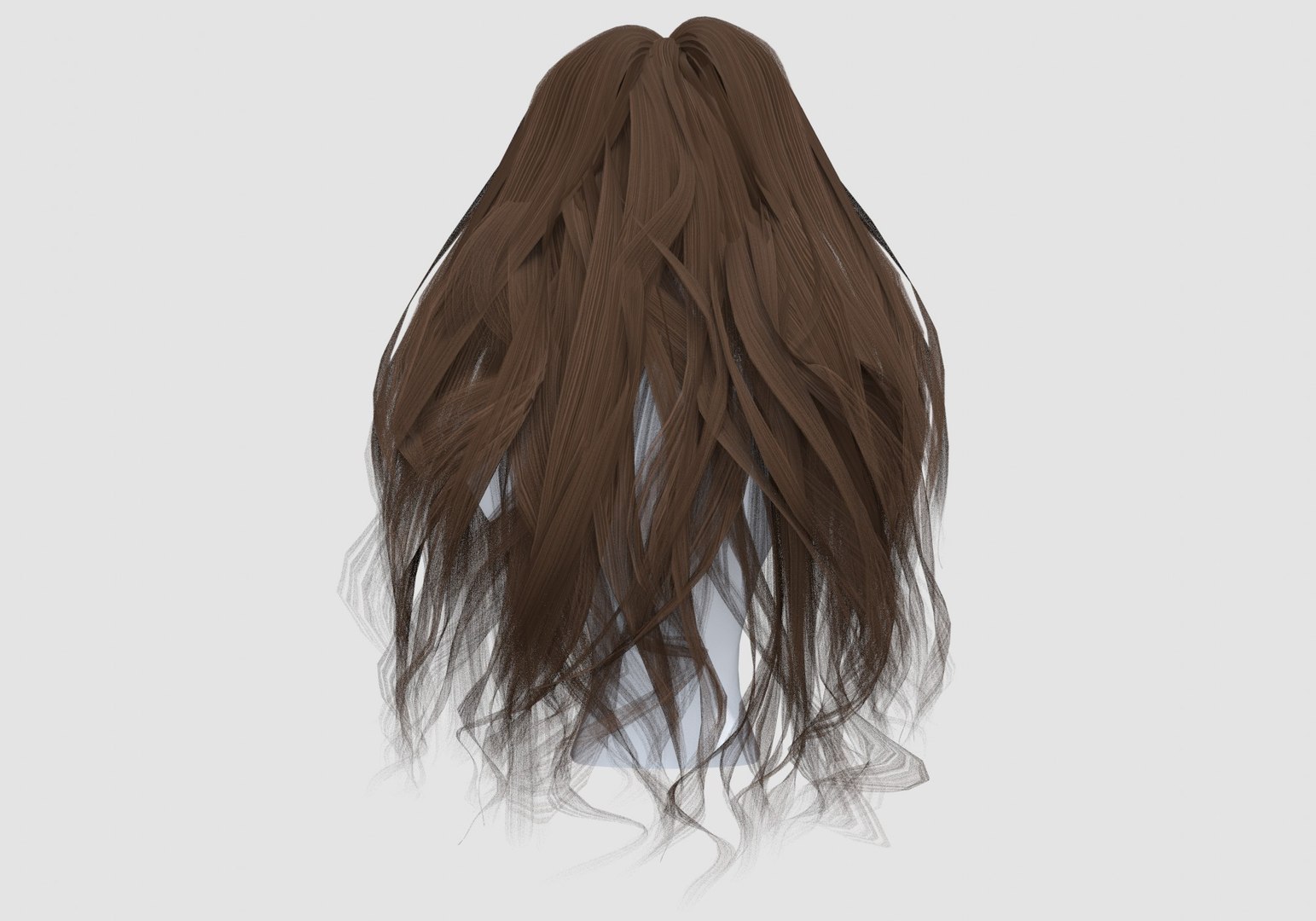 Thick Bangs Hairstyle 3D - TurboSquid 1939532