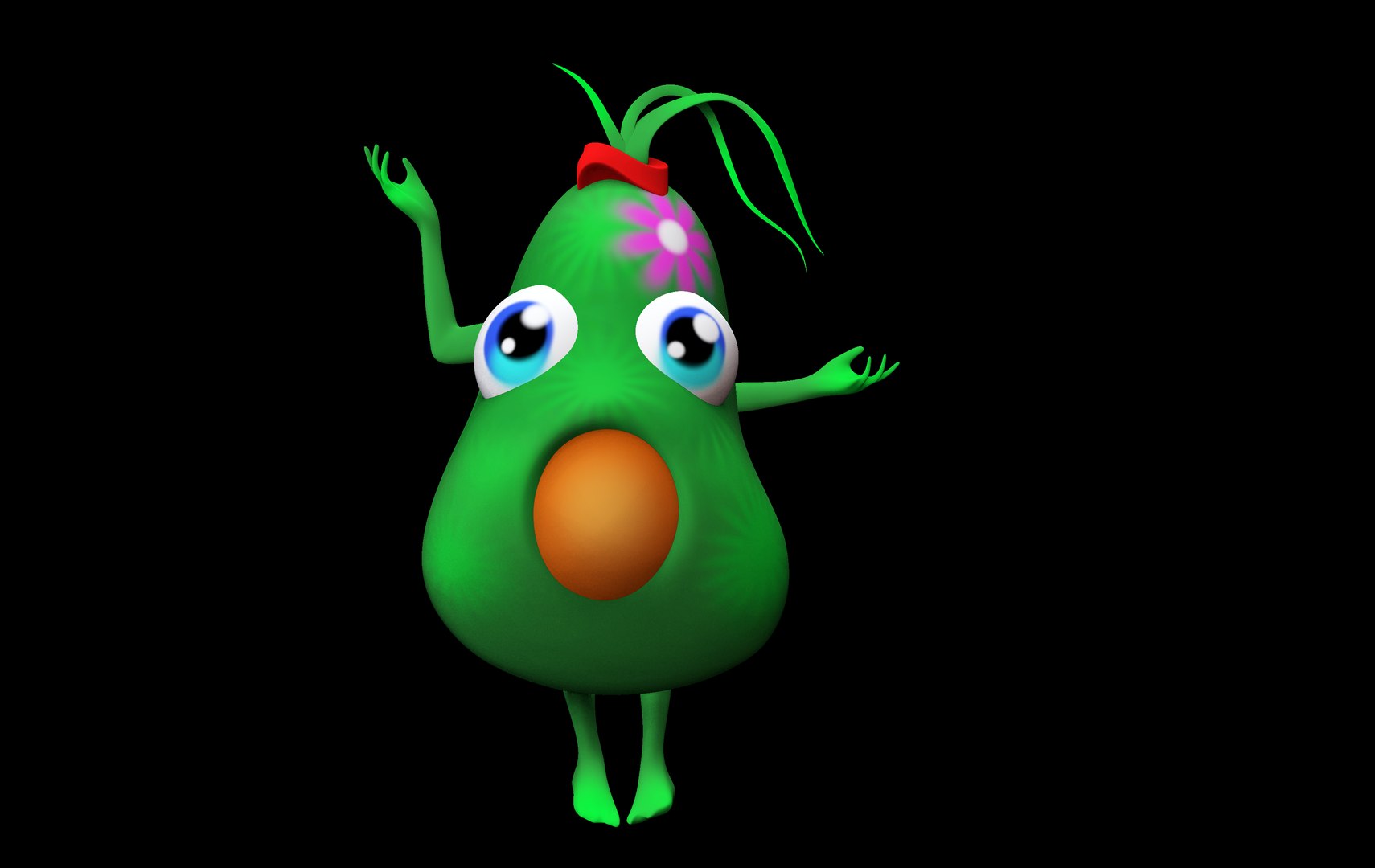 3d Avocado-aguacate Model - Turbosquid 2150279