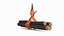 Log Handling Tongs with Multiple Trunks 3D
