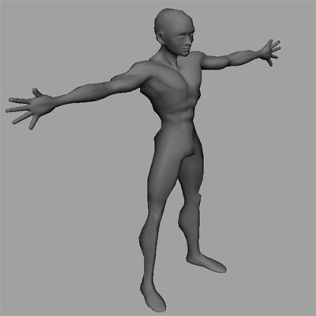 male man person 3d model