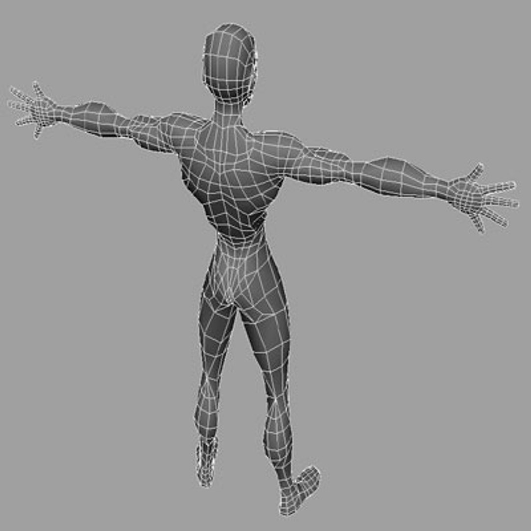 male man person 3d model