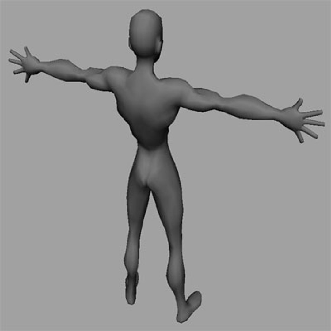 male man person 3d model