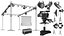 3D Full Photography Equipment Collection model