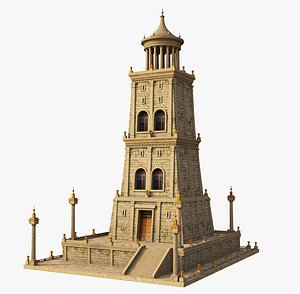LightHouse Leptis Magna 3D model