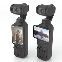 Action Camera DJI Osmo Pocket 4 3D model