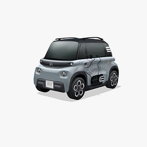 3D Citroen Ami Vibe 2020 model