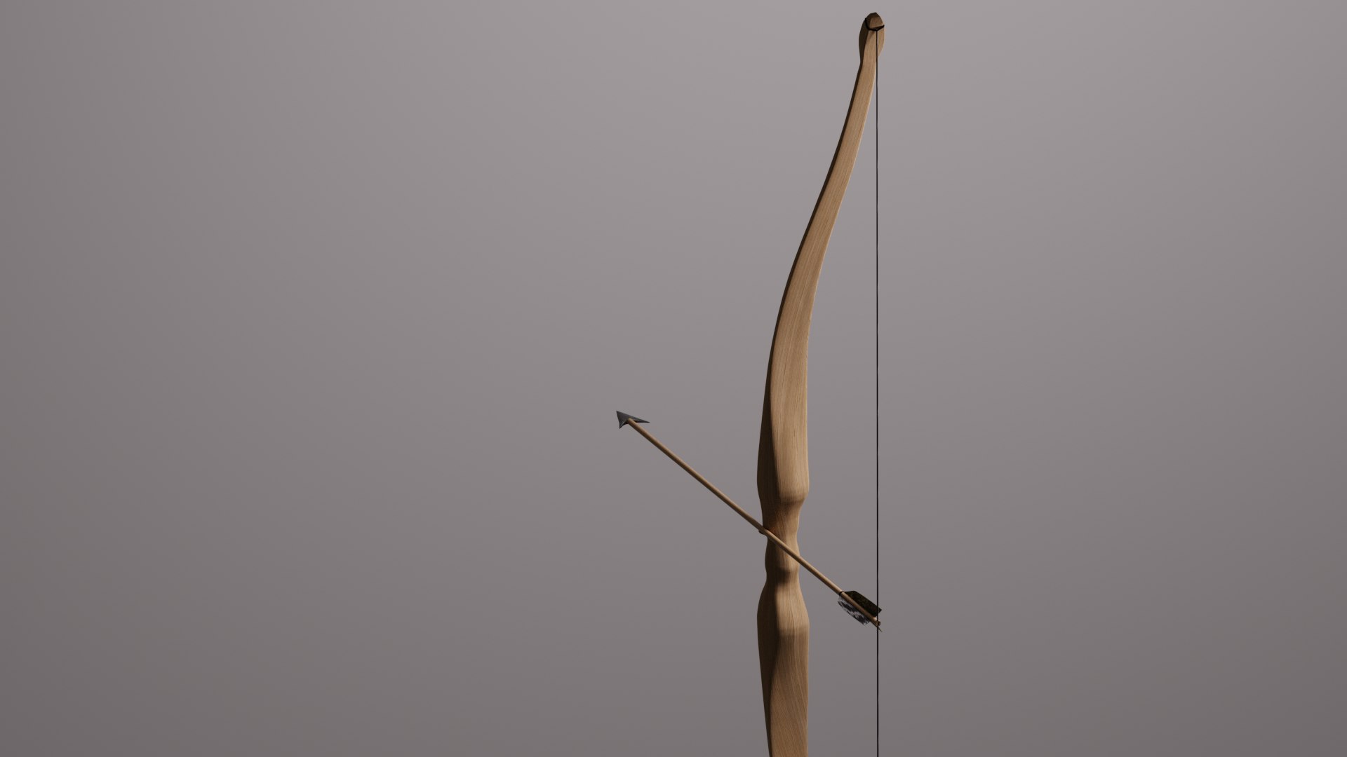 3D Recurve Bow And Arrow Model TurboSquid 1782940