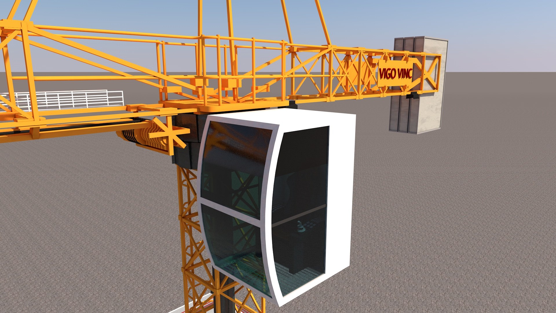 Crane model - TurboSquid 1419604