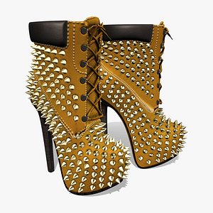 Ladies Boots With Studs Around