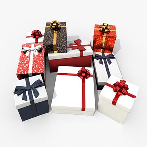 3D model Gift Boxes - Square and Rectangular Spectrum