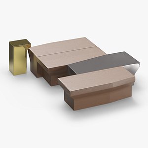 Designer Low Tables With Mixed Finishes