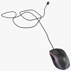 wired rgb gaming mouse computer model