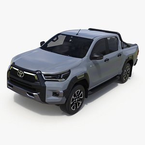 3D model Toyota Hilux 2022 Grey