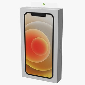 iphone 12包装盒3D模型