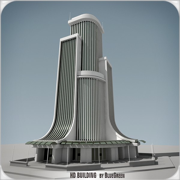 3d model of definition building