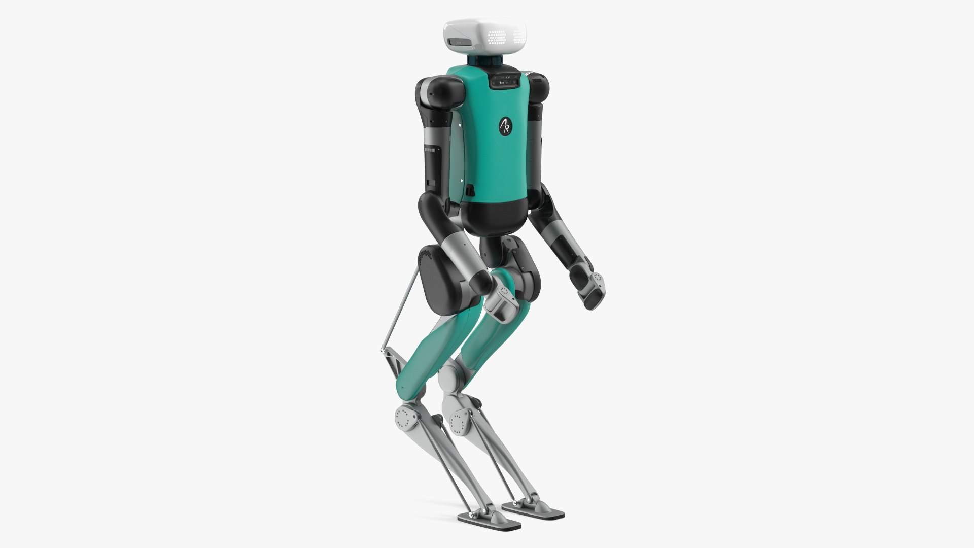 Digit Robot Rigged for Cinema 4D 3D model preview