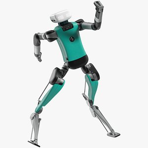 Digit Robot Rigged for Cinema 4D 3D model