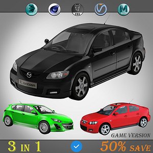 3 in 1 (Mazda 3 Pack)