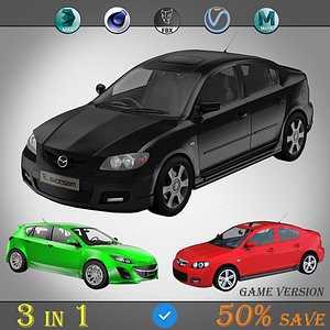 3 in 1 (Mazda 3 Pack)