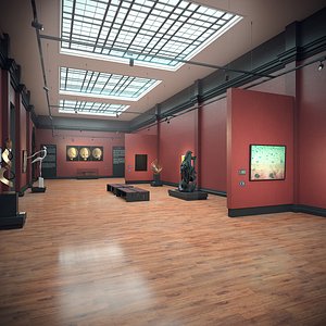 3D model Modern Art  Museum