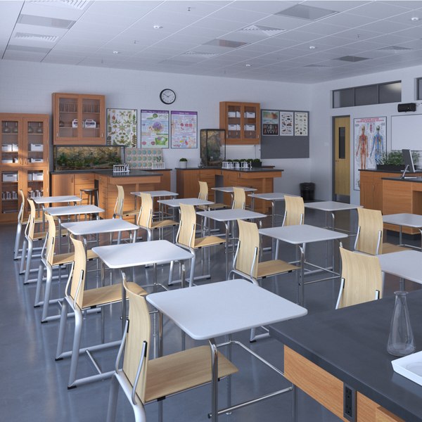 biology anatomy classroom 3D model