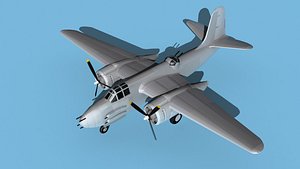 3D Douglas A-20G Havoc V00
